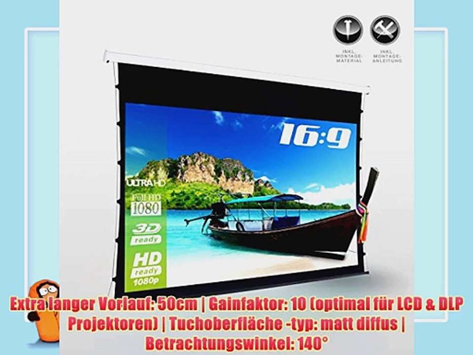 eSmart Germany Tension Leinwand TATENSO | Gesamtbreite 379cm | Darstellungsfl?che 332cm x 187cm