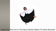 Praise Dance Extra Full & Long Circle Skirt-WHITE-4X5X Review