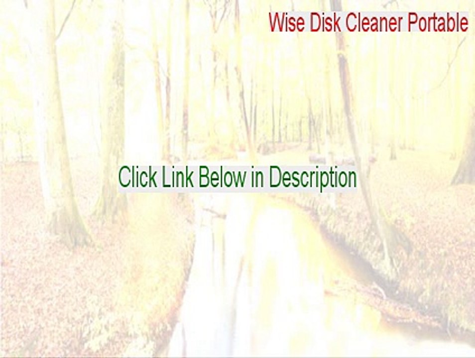 Wise Disk Cleaner Portable Crack - wise disk cleaner portable free (2015)