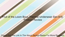 Fruit of the Loom Boys Thermal Underwear Set (4/5) Review