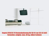Vogels EFC6215 TV Deckenhalterung f?r 58-81 cm (23-32 Zoll) Fernseher neigbar max. 30 kg silber/schwarz