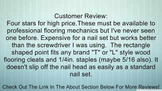 Porta-Nail 42620 Flooring Nail/Staple Setting Tool Review