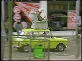 Mr. Bean Video - Mr. Bean driving on roof of a car