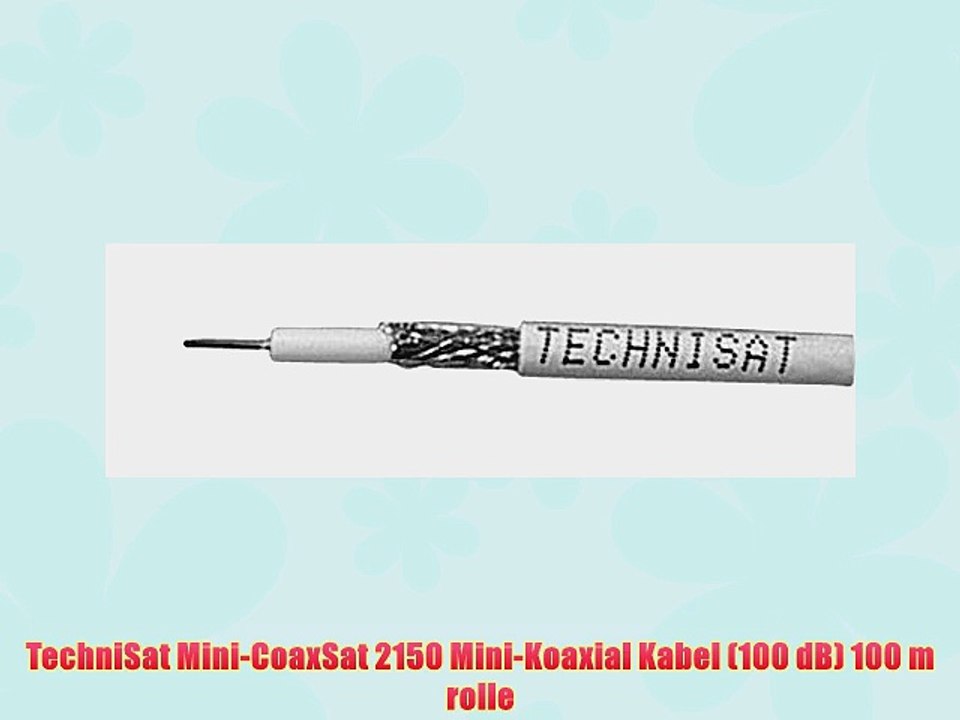 TechniSat Mini-CoaxSat 2150 Mini-Koaxial Kabel (100 dB) 100 m rolle