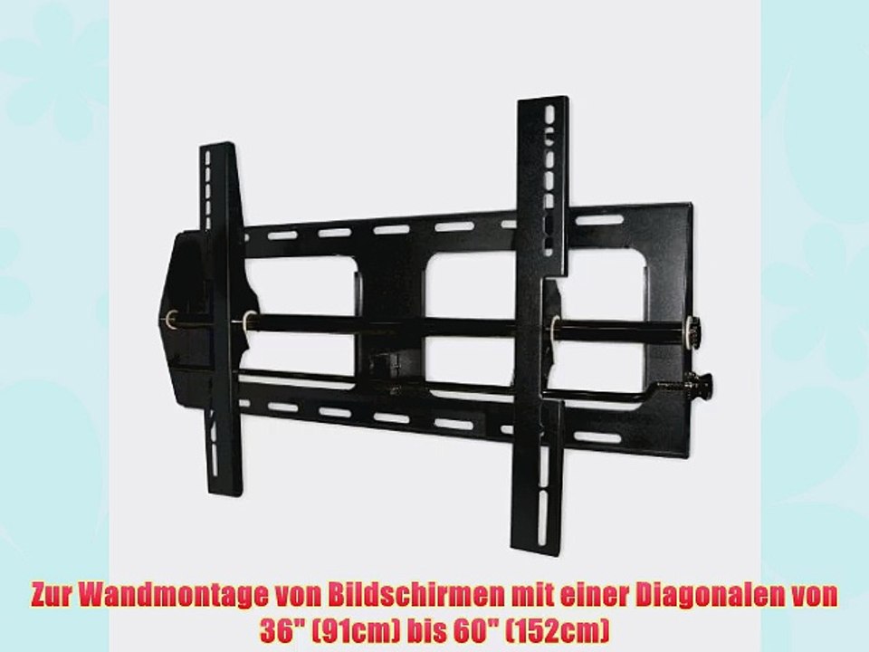 Schwaiger LWH263011 Profi-Wandhalter 914 - 1524 cm (36 - 60 Zoll) LCD/Plasma-Flachschirm