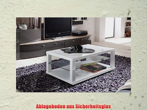 Presto mobilia 11693 Couchtisch Wohnzimmertisch TV Rack Tisch Ulejo 08 100 x 60 x 43 cm Hochglanz