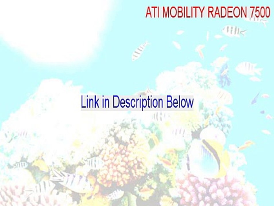 ATI MOBILITY RADEON 7500 Free Download (ati mobility radeon 7500 driver 2015)