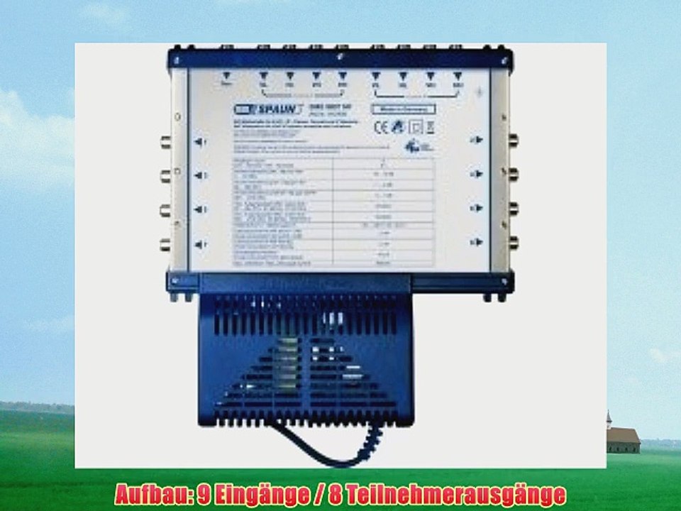 Spaun SMS 9807 NF 9/8 Sat-Kompakt-Multischalter (8 Teilnehmer)