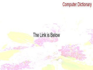 Computer Dictionary Download Free - computer dictionary download 2015