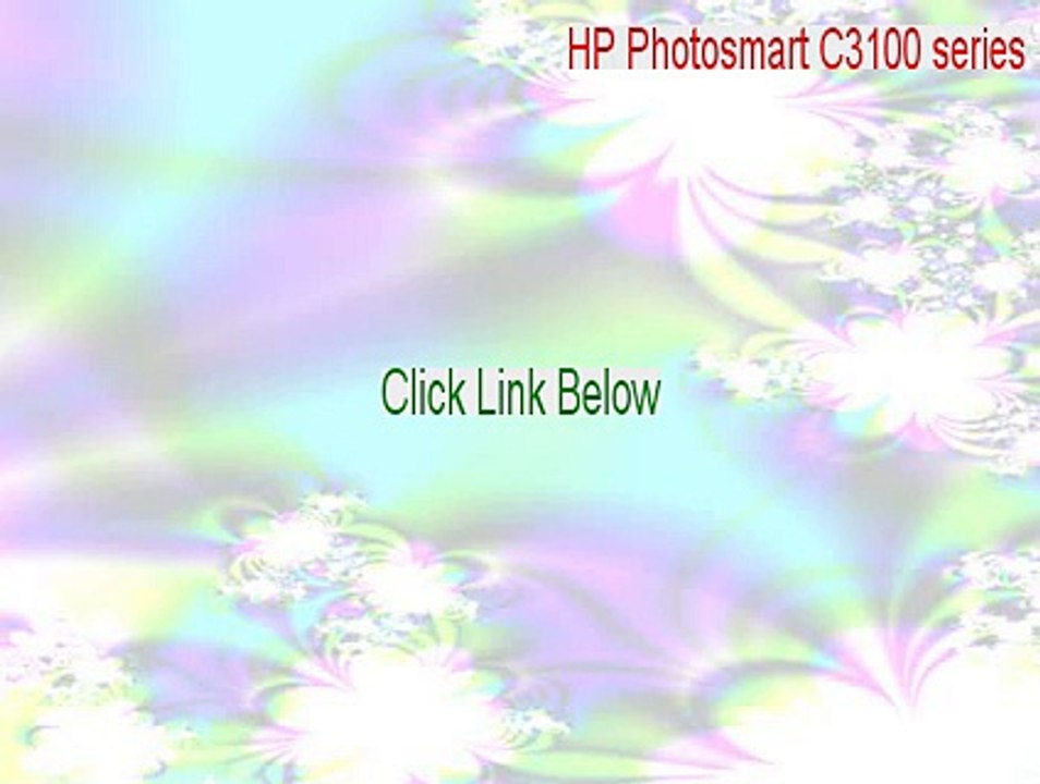 HP Photosmart C3100 series Keygen - Instant Download (2015)