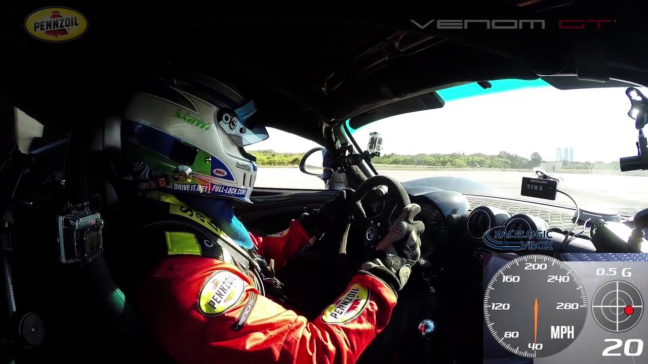 World s Fastest  270.49 mph Hennessey Venom GT