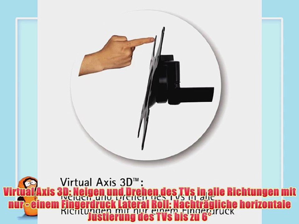 Sanus MF215-B2 LCD-Halterung Full Motion 3 Gelenke VESA 200x200