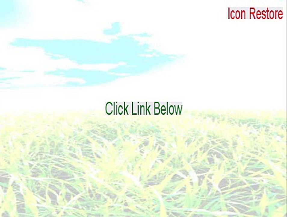 Icon Restore Download - Download Now [2015]