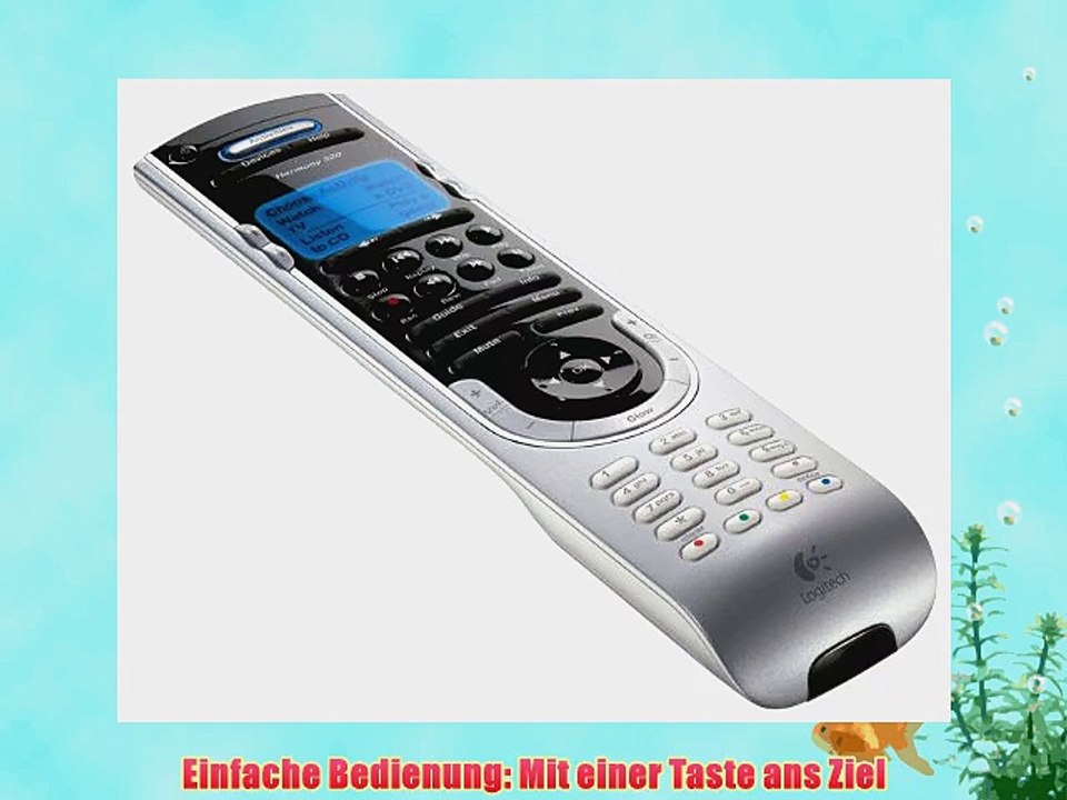 Logitech harmony 525 programmierbare universal-fernbedienung silber