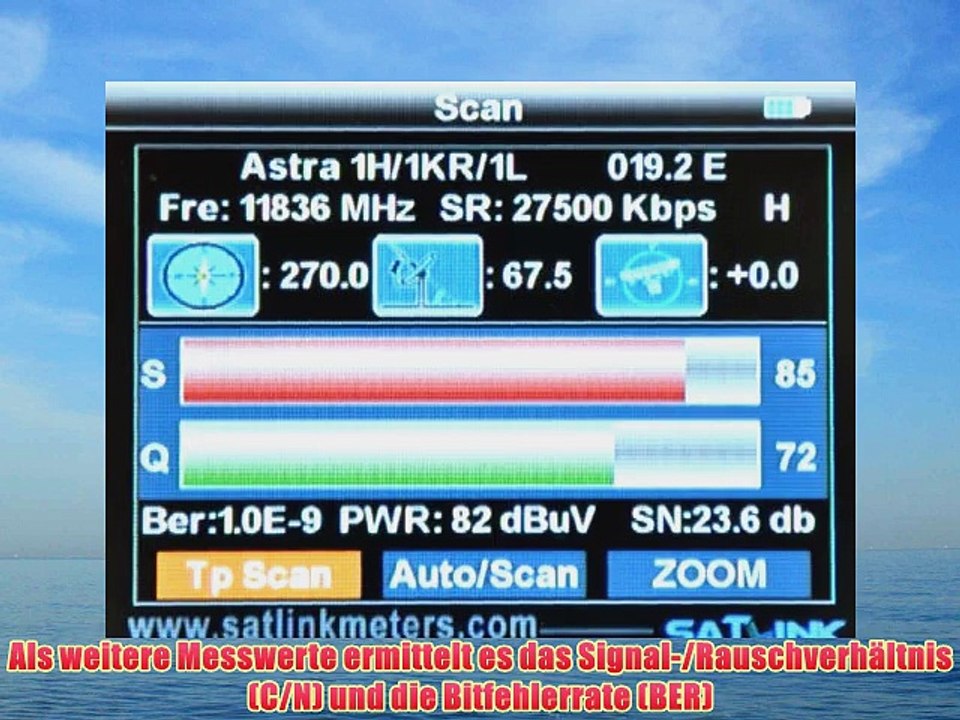 SATLINK WS-6908 SE Messger?t f?r DVB-S