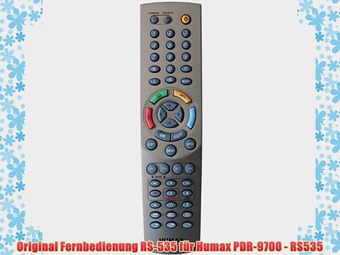 Original Fernbedienung RS-535 f?r Humax PDR-9700 - RS535