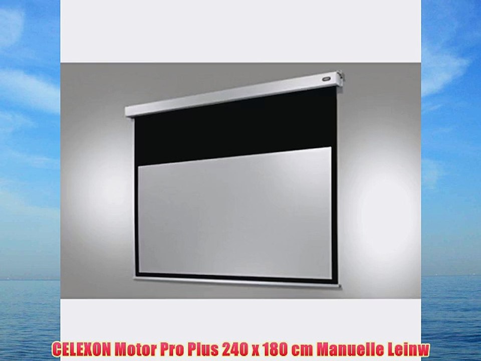 CELEXON Motor Pro Plus 240 x 180 cm Manuelle Leinw
