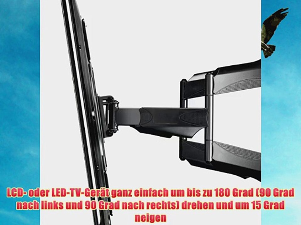 Vogels BASE 45 M TV-Wandhalterung f?r 81-140 cm (32-55 Zoll) Fernseher drehbar und neigbar