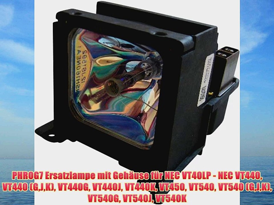 PHROG7 Ersatzlampe mit Geh?use f?r NEC VT40LP - NEC VT440 VT440 (GJK) VT440G VT440J VT440K
