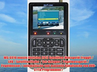 WS-6910 neuste Revision 2013 Satelliten-Messger?t Froggit / LNB / Satellitenfinder / Sat-Anlagen