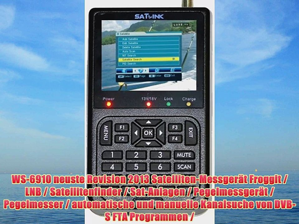 Ws-6910 neuste revision 2013 satelliten-messger?t froggit / lnb / satellitenfinder / sat-anlagen