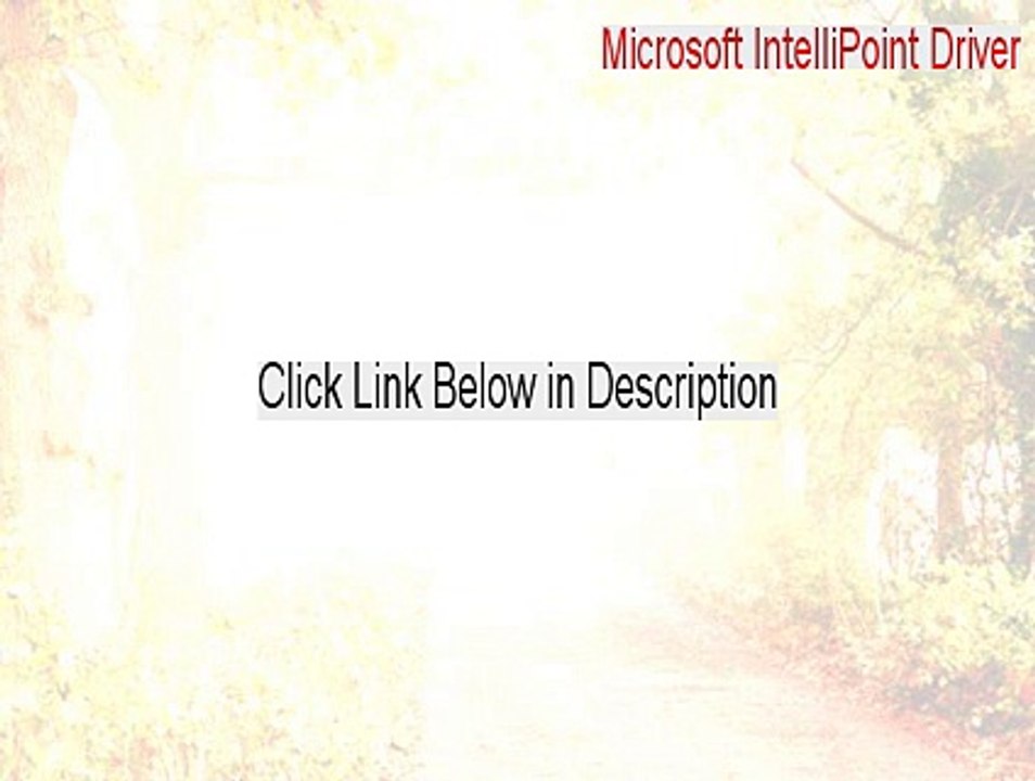 Microsoft IntelliPoint Driver (64-bit) Cracked [Free Download]