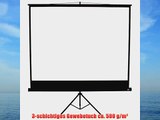Beamer Leinwand Heimkino 152x152cm (Diagonale ca. 224cm / 882 Zoll) HDTV inkl. Stativ