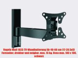 Vogels Wall 1025 TV-Wandhalterung f?r 48-66 cm (17-26 Zoll) Fernseher drehbar und neigbar max.