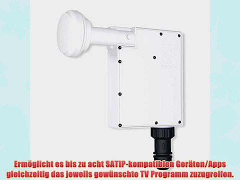Inverto 8channel Sat>IP LNB mit PoE