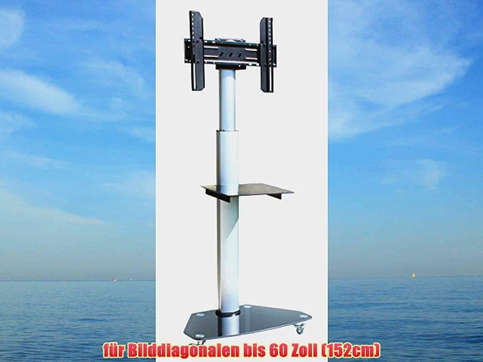 LCD LED Standfu? St?nder h?henverstellbar bis 180 cm bis 60' NEU Rollwagen