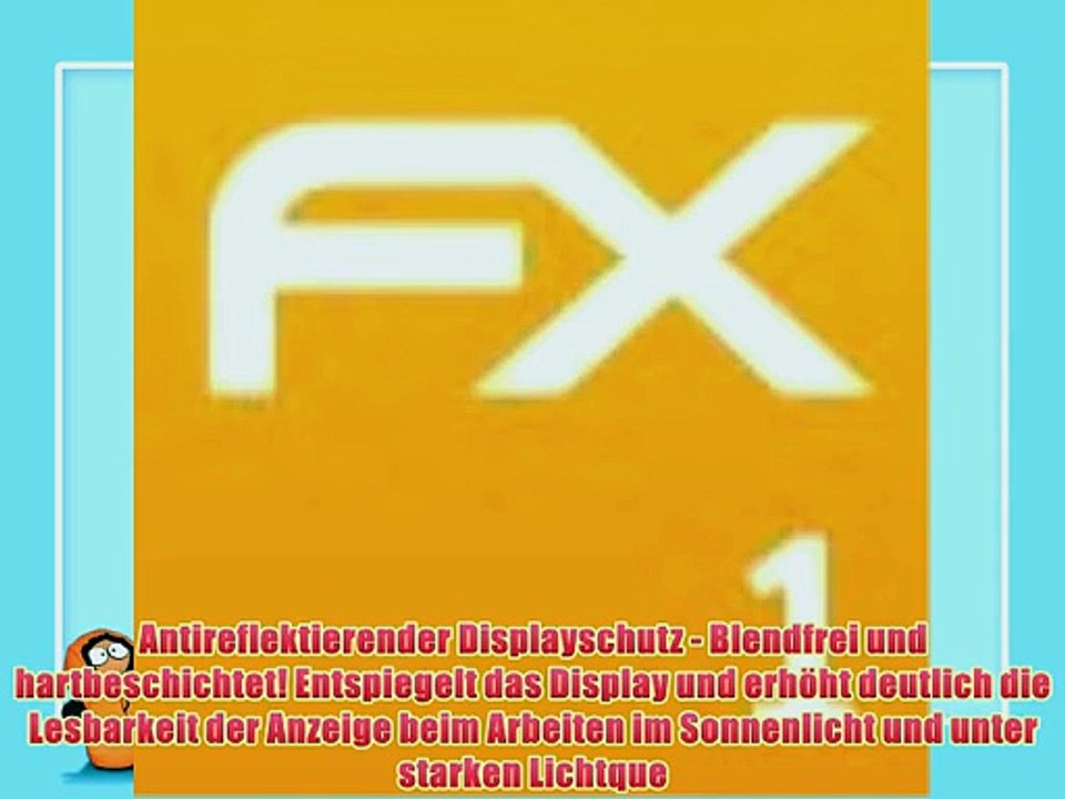 atFoliX Schutzfolie LG 42LD550 - FX-Antireflex blendfrei