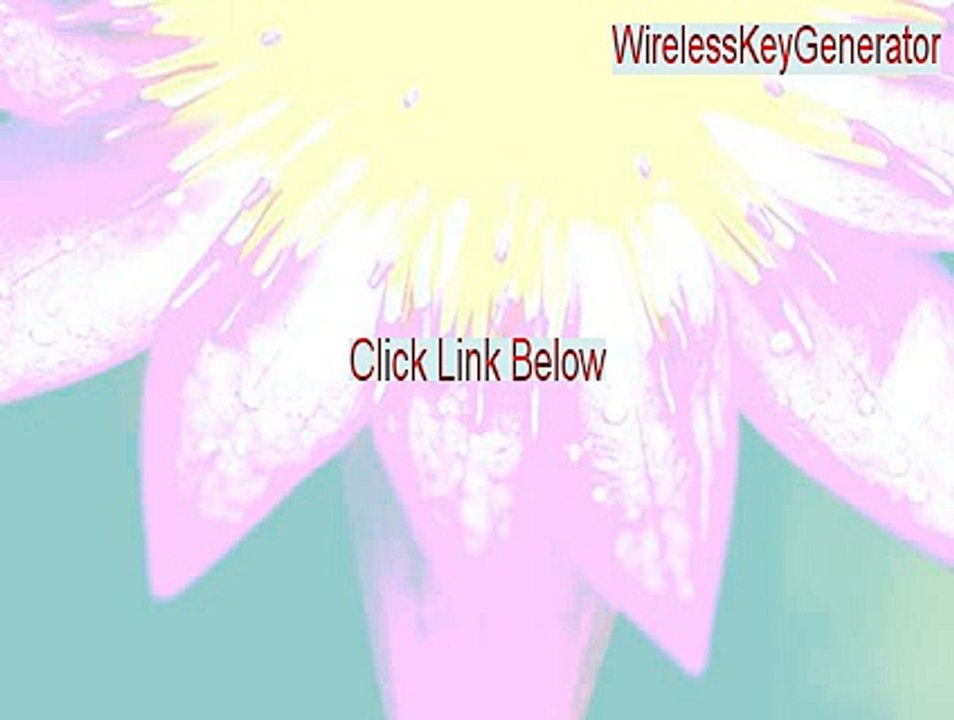 WirelessKeyGenerator.com Full [Free Download]
