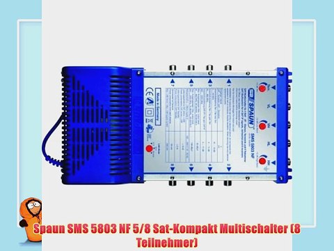 Spaun SMS 5803 NF 5/8 Sat-Kompakt Multischalter (8 Teilnehmer)