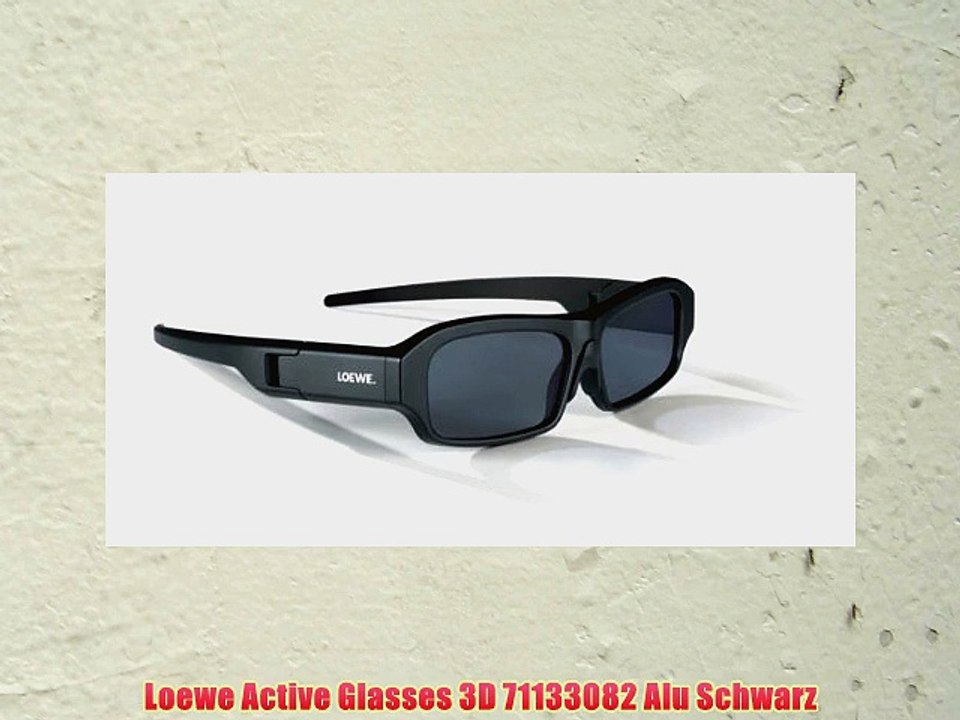 Loewe Active Glasses 3D 71133082 Alu Schwarz