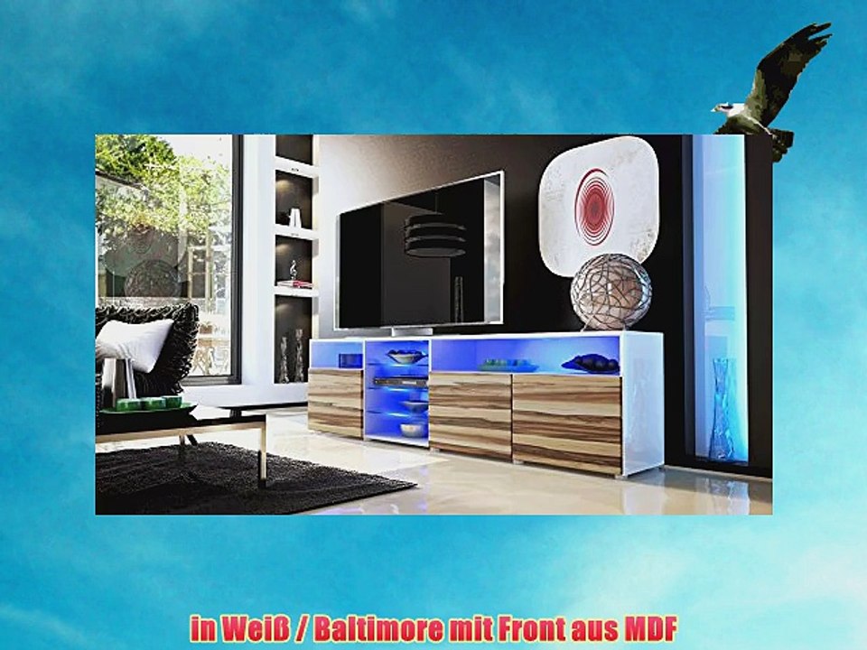 TV Board Lowboard Granada V2 in Wei? / Baltimore