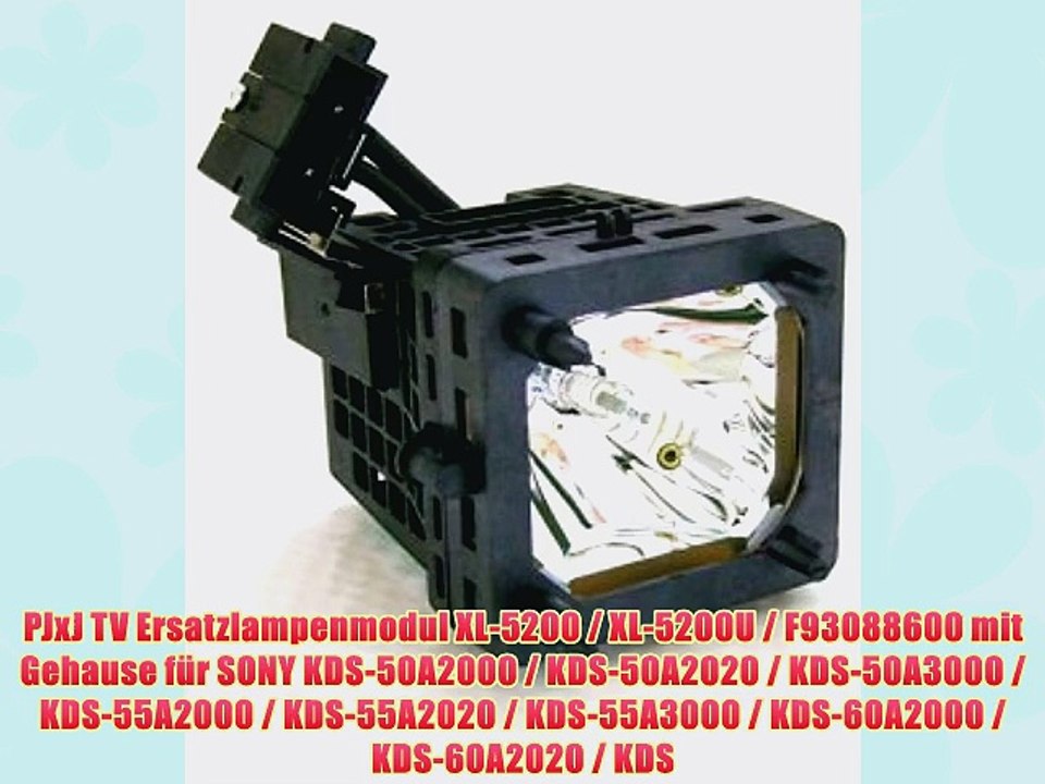 PJxJ TV Ersatzlampenmodul XL-5200 / XL-5200U / F93088600 mit Gehause f?r SONY KDS-50A2000 /
