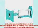 Hama 118615 TV Wandhalterung Fullmotion 2 Arme 3 Sterne M 25-94cm (10 - 37 Zoll) VESA 200x200