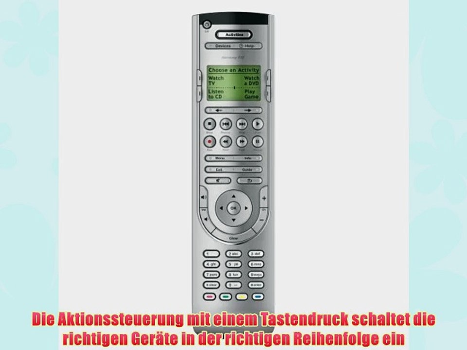 Logitech Harmony 515 Universal-Fernbedienung (LC-Display) silber