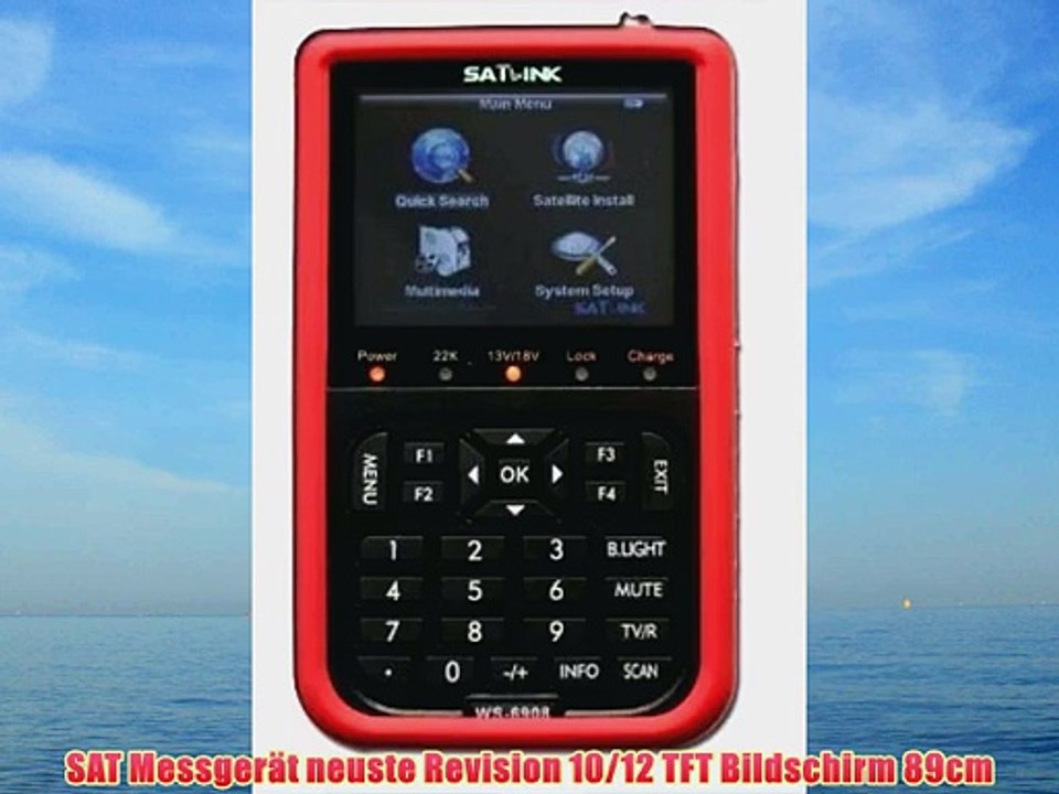 Froggit WS-6908 mit Rubber Case Gummi Schutzh?lle / Satelliten-Messger?t / LNB / Satellitenfinder