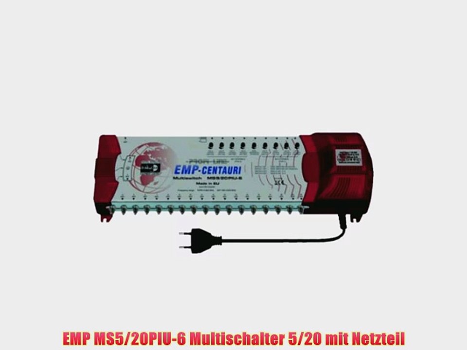 EMP MS5/20PIU-6 Multischalter 5/20 mit Netzteil