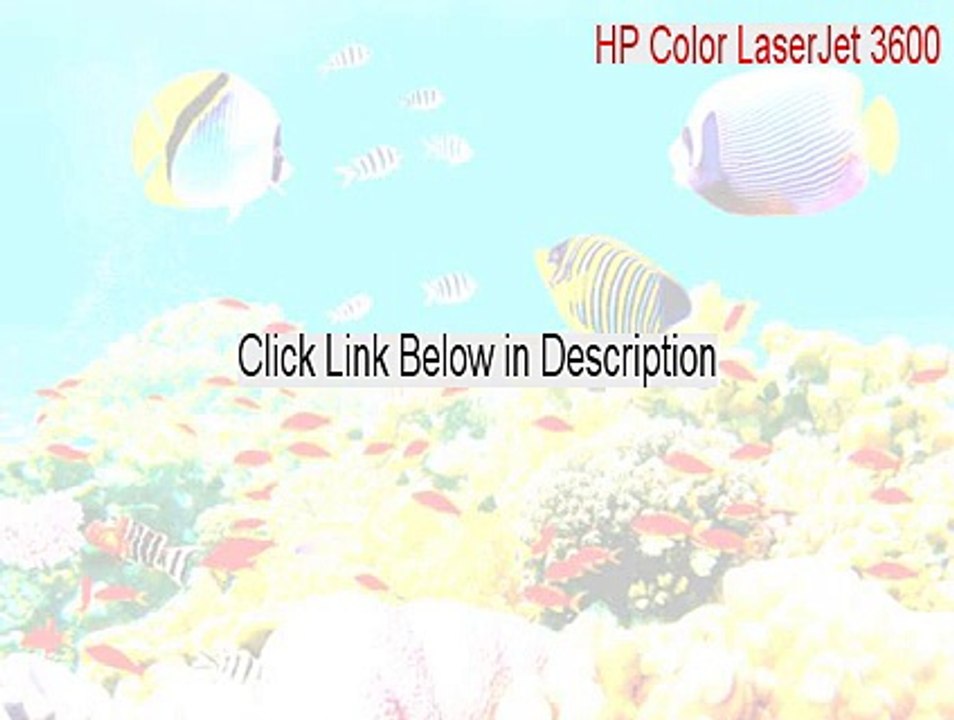 HP Color LaserJet 3600 Full Download (Free Download)