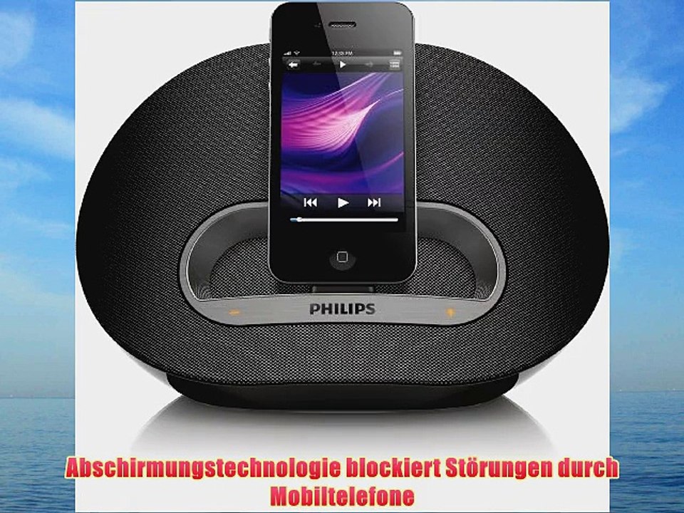 Philips DS3150/12 Docking-Lautsprecher f?r iPod/iPhone (Fernbedienung MP3 Kabel USB Kabel)