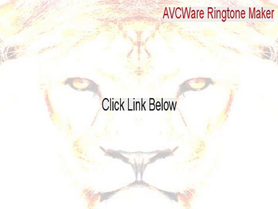 AVCWare Ringtone Maker Serial (Download Here)