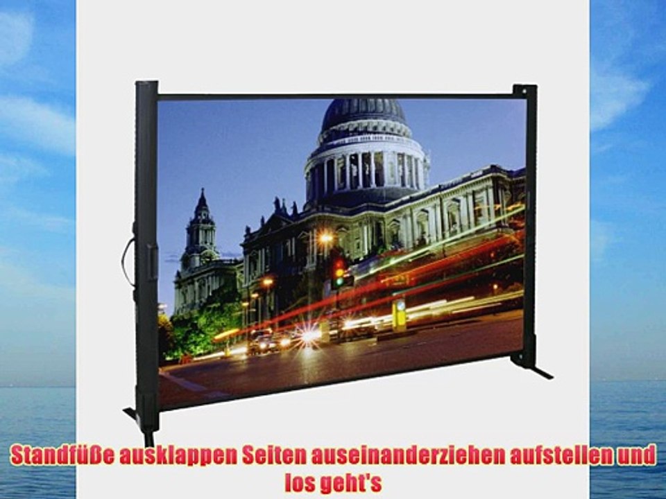 Medium Tischleinwand LCD Mobil 107x76cm (Format 4:3)
