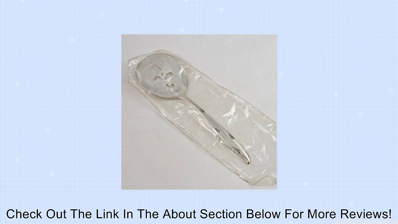 Silver Flower by Community, Silverplate Tomato/Flat Server Review
