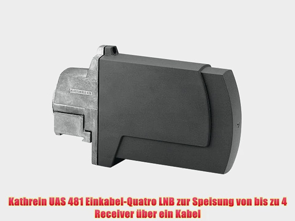 Kathrein uas 481 einkabel-quatro lnb zur speisung von bis zu 4 receiver ?ber ein kabel