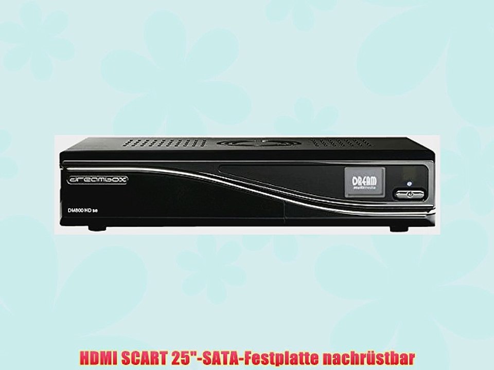 Dreambox DM 800 se V2 HD DVB-C/T Hybrid Kabel DVB-T Tuner HDMI USB eSATA