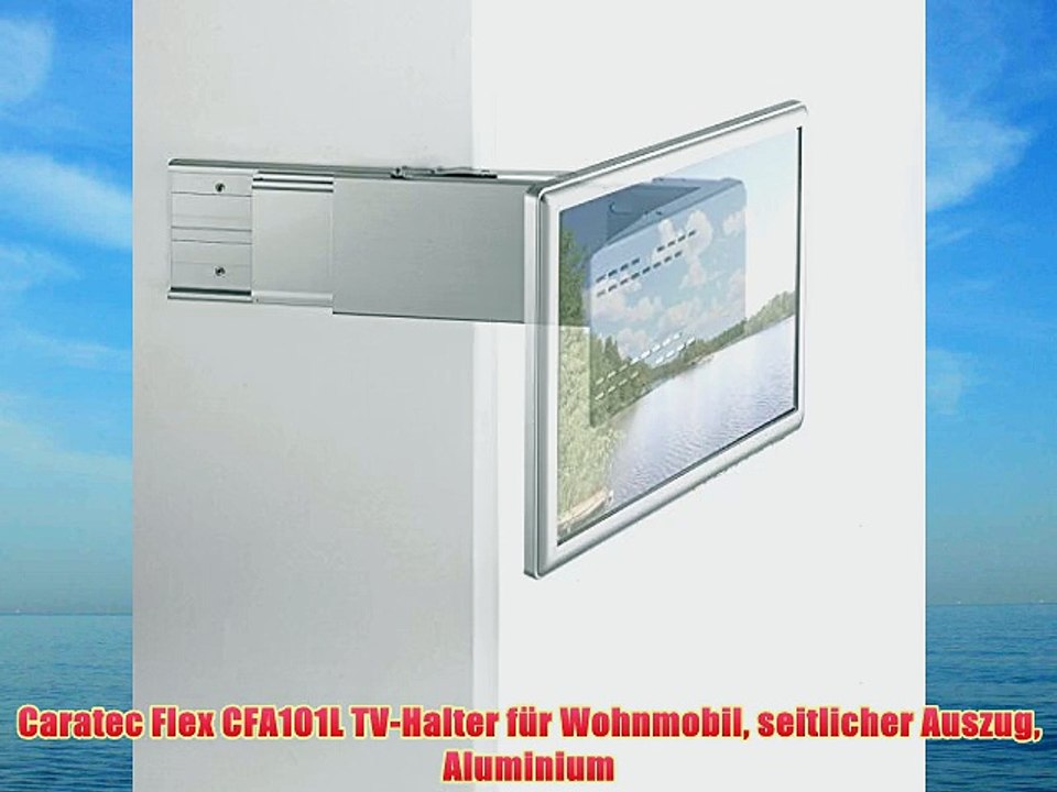Caratec flex cfa101l tv-halter f?r wohnmobil seitlicher auszug aluminium