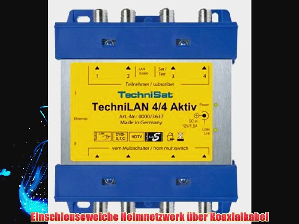 TechniSat TechniLAN 4/4 Aktiv Einschleuseweiche