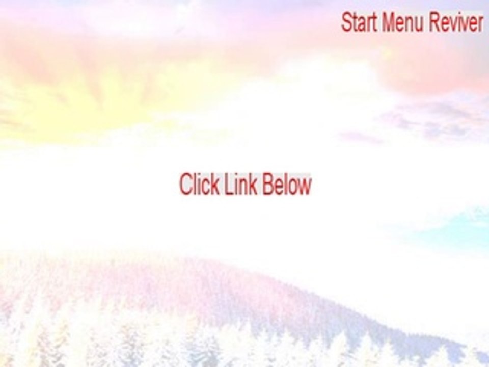 Start Menu Reviver Cracked [Download Now 2015]